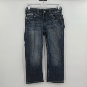 Silver jeans suki flap capri 26w‎